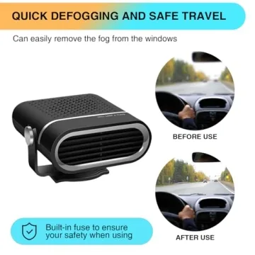 2025 Upgraded Car Heater - Fast Heating & Cooling Fan