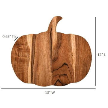Wooden Halloween Cutting Board 12"L x 13"W for Kitchen