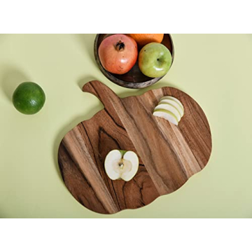 Wooden Halloween Cutting Board 12"L x 13"W for Kitchen