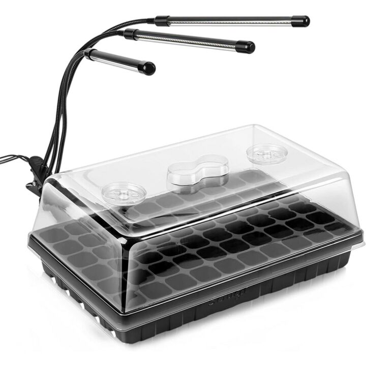 Ultimate Seed Starter Kit with Tray and Grow Light