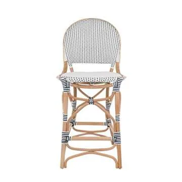 KOUBOO Rattan Bistro Counter Kitchen Bar Stool, Multi Color
