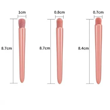 COSHINE Mini Travel Makeup Brush Set with Mirror