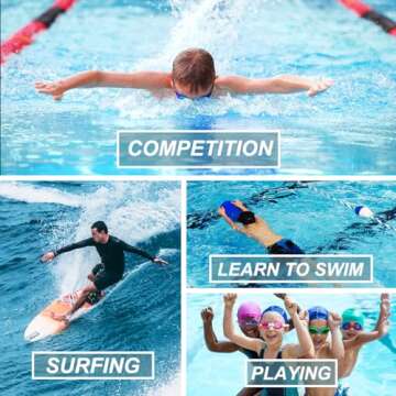 DEVOROPA Boys' Swim Jammers Youth Competitive Swim Team Suit Quick Dry Athletic Swimming Shorts UPF 50+ Black XS