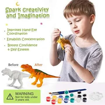 Dinosaur Painting Kit for Creative Kids Ages 3-12