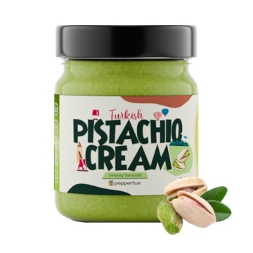 Peppertux Farms Pistachio Cream - Natural Vegan Spread Pistachio Paste for Baking, Cake, Ice Cream, ...