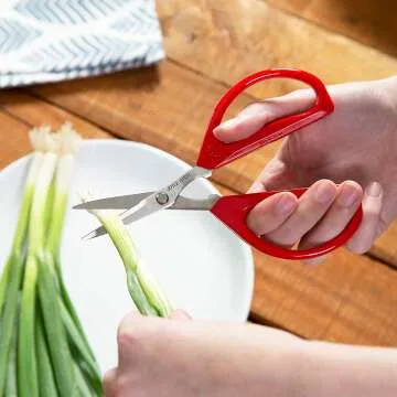 Joyce Chen Red Kitchen Scissors - Versatile & Durable