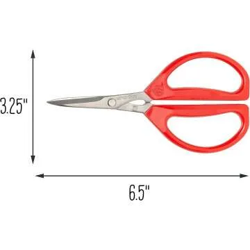 Joyce Chen Red Kitchen Scissors - Versatile & Durable