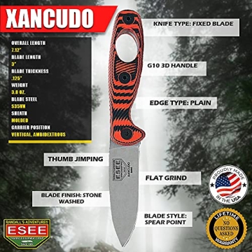 ESEE Xancudo S35V Compact Fixed Blade Knife