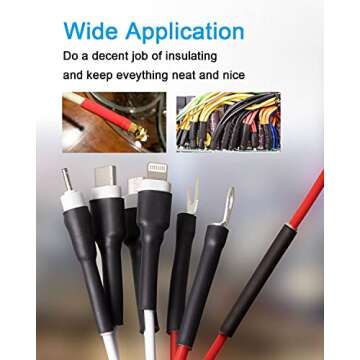MILAPEAK 270 PCS Heat Shrink Tubing Kit for DIY Projects