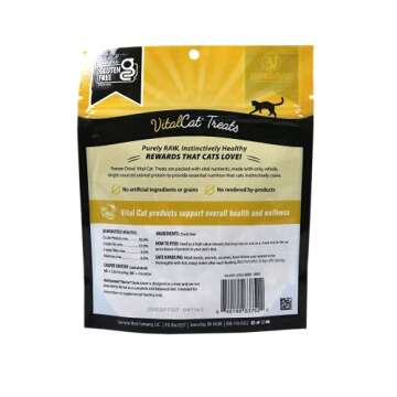 Vital Essentials Freeze Dried Cat Treats, Duck Liver 0.9 oz