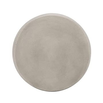 Stylish Phoebe Concrete Outdoor Accent Table by Christopher Knight Home