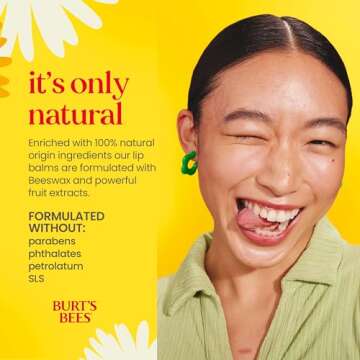 Burt's Bees Watermelon Lip Balm for Hydrated Lips