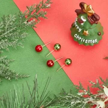 SUNNYCLUE Christmas Vase Filler Pearls - 1000Pcs Acrylic Beads