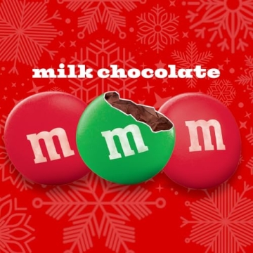 M&M's Chocolate Christmas Candy Stocking Stuffers 10 Oz