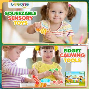 LESONG Sensory Squishy Toys for Kids - Perfect Fidget Gift!