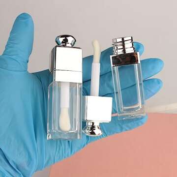 COSIDEA 18PCS Empty Lip Gloss Tubes for DIY Beauty