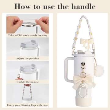 Stanley Cup Accessories Set for 30oz & 40oz Tumbler