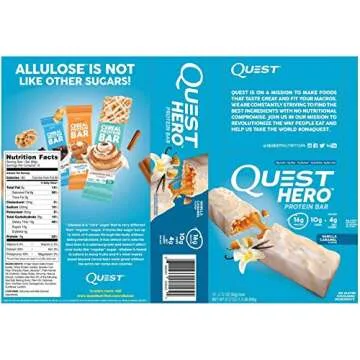 Quest Nutrition Vanilla Caramel Protein Bar, 10 Count