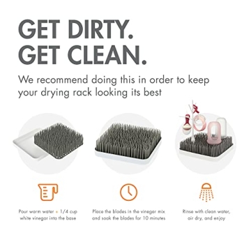 Boon Grass Drying Rack - Stylish Baby Bottle Organizer