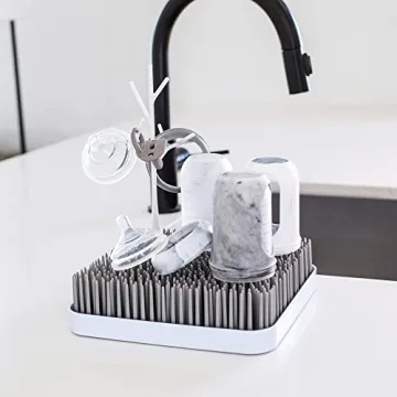 Boon Grass Drying Rack - Stylish Baby Bottle Organizer