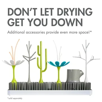 Boon Grass Drying Rack - Stylish Baby Bottle Organizer