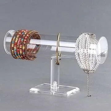 Clear Acrylic Jewelry Rack Stand for Bracelets and Watches