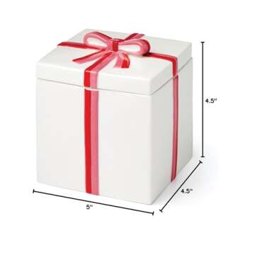 Kate Spade Be Jolly Present Treat Jar - Elegant Storage Solution for Everyone