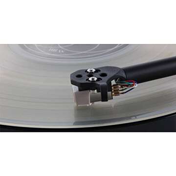 Rega Planar 1 Turntable with Premounted Carbon MM Cartridge (Matte Black)