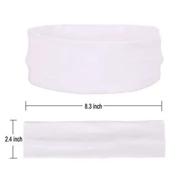MapofBeauty 3 Pack Yoga Headbands for Sports & Everyday Use