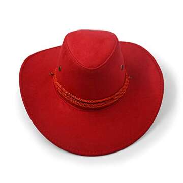 Stylish Cowboy Hat for Sun Protection and Outdoor Fun
