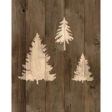 GSS Designs Tree Stencil for Crafting & Home Decor