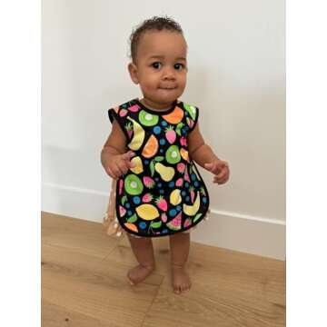 BapronBaby Neon Fruit Monster Bapron for Babies & Toddlers