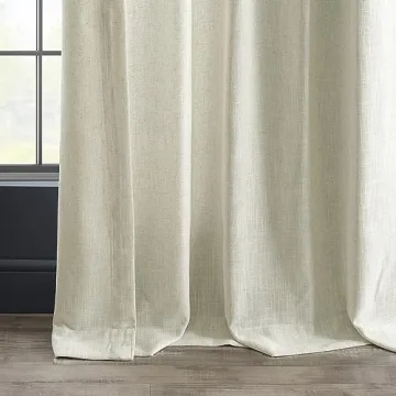 HPD Premium Heavy Faux Linen Curtains - 50W x 96L