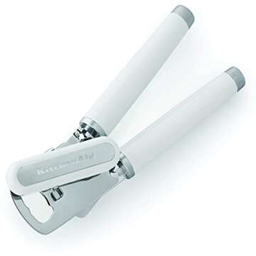 KitchenAid Classic Multifunction Can Opener and Bottle Opener Easy to Use, Razor Sharp Stainless Ste...