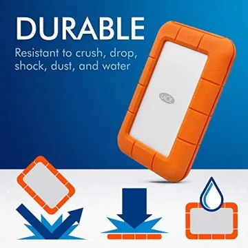 LaCie Rugged Mini 2TB External Hard Drive - Portable HDD