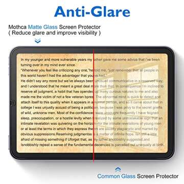 Mothca 2 Pack Matte Glass Screen Protector for iPad Mini 8.3” A17 Pro (2024) & Mini 6 (2021) with Alignment Frame, Anti-Glare & Anti-Fingerprint Tempered Glass Film for iPad Mini 7/6, Smooth as Silk