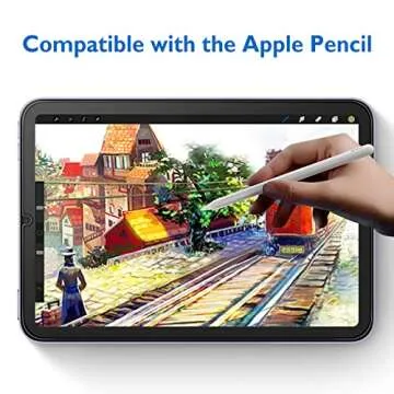 Mothca 2 Pack Matte Glass Screen Protector for iPad Mini 8.3” A17 Pro (2024) & Mini 6 (2021) with Alignment Frame, Anti-Glare & Anti-Fingerprint Tempered Glass Film for iPad Mini 7/6, Smooth as Silk