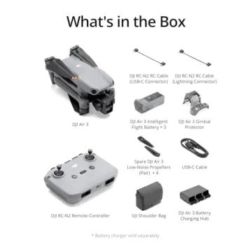 DJI Air 3 Fly More Combo, Drone with 48MP Camera