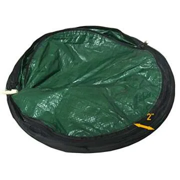 Oswego Pop-Up Collapsible Travel Camping Trash Can (Light Green, 20 Gallon)