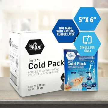 Instant Relief with MED PRIDE Disposable Ice Packs 6-Pack