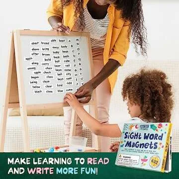 Fun Poetry Tiles Sight Word Magnets for Learning