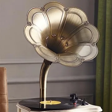 Bluetooth Vintage Gramophone - Retro Record Player
