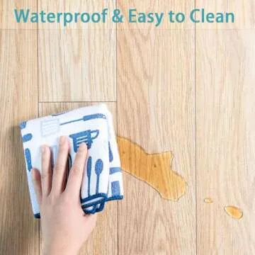 FURKIT Refrigerator Mat, Clear Anti-Slip PVC Floor Protector, 2mm Thickness Scratch-Resistant Floor Mat (24"x 36")