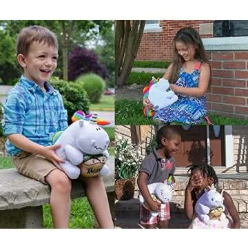 SPARKLE TOOTS - The Original Tooting Unicorn Plush - Special Deluxe Edition Box Set - Unique Gag Gift, Funny for All Ages