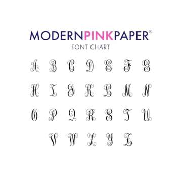 Personalized Classic Monogram Stationary Set For All Occasions
