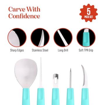 Halloween Pumpkin Carving Kit - Tools for Fun Carving