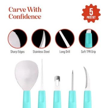 Halloween Pumpkin Carving Kit - Tools for Fun Carving