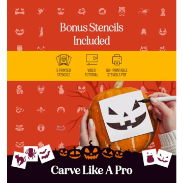 Halloween Pumpkin Carving Kit - Tools for Fun Carving