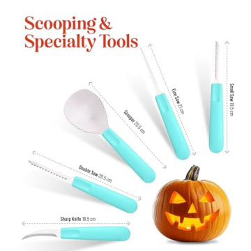 Halloween Pumpkin Carving Kit - Tools for Fun Carving