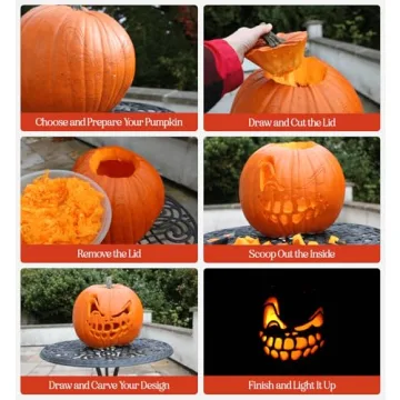 Halloween Pumpkin Carving Kit - Tools for Fun Carving
